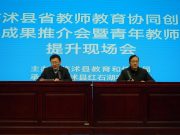 临沭县举办省教师教育协同创新项目成果推介会暨青年教师素质提升现场会