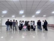 潍坊食品科技职业学院管理学院高速铁路客运服务专业进行礼仪操活动