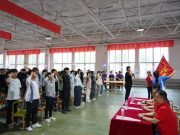 济阳区职业中专举行春考出征助力活动为考生加油鼓劲