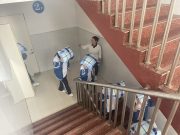 滕州市中等职业教育中心学校计算机专业部开展5·12防震减灾应急演练