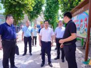 徐剑波到学生公寓改造项目开展现场办公