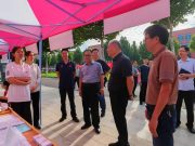 东营科技职业学院校长成永江带队检查指导迎新准备工作