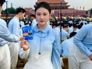 日照一中校友孙景伊参加九三阅兵合唱团