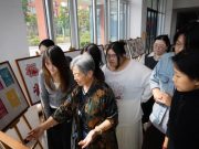 致敬这份文化善举！山东文化产业学院举行王秀英剪纸作品展