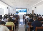刘昕来威海海洋职业学院作专题报告