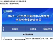 教育部白名单赛事有什么实际意义？对升学有何用？