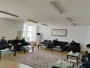 山东交通职业学院交通工程系与泰安奥菲斯国际教育咨询有限公司进行洽谈合作